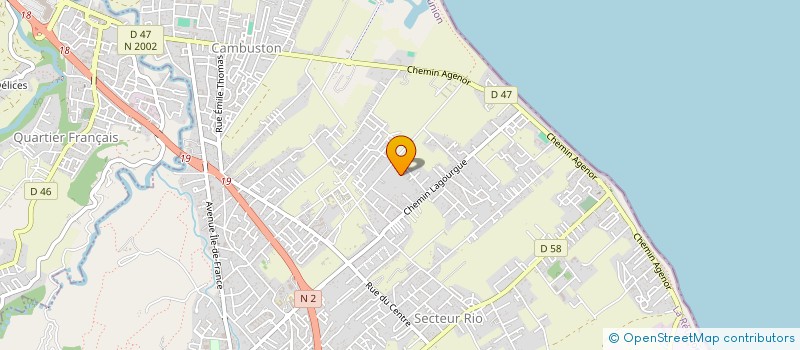 localisation de l'entreprise EURL DISTRIBUTION REUNION  SAINT-ANDRE