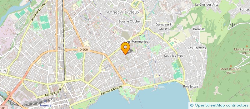 localisation de l'entreprise EURL DISTRIM à ANNECY
