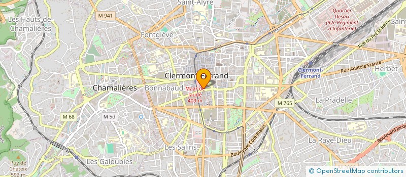 localisation de l'entreprise EURL DIYAR à CLERMONT-FERRAND