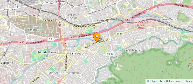 localisation de l'entreprise EURL DJAFAR à MARSEILLE