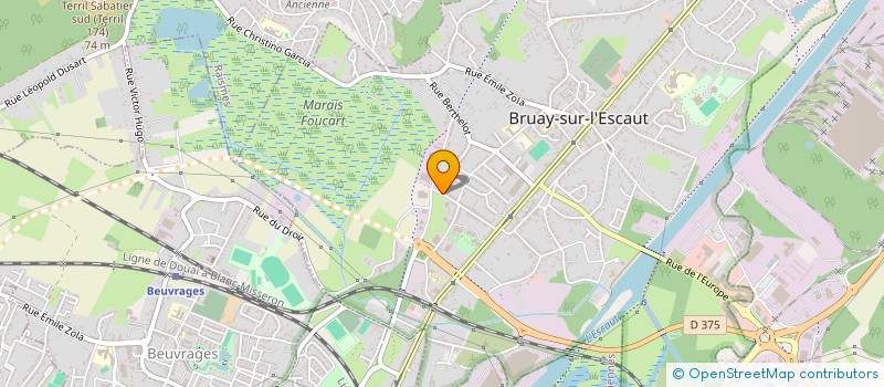 localisation de l'entreprise EURL DJM à BRUAY-SUR-L'ESCAUT