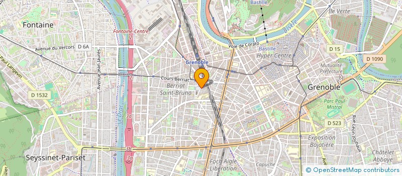 localisation de l'entreprise EURL DJOUDI à GRENOBLE