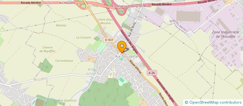 localisation de l'entreprise EURL DM  AIX NOULETTE