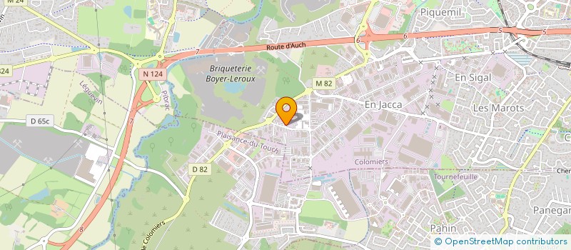 localisation de l'entreprise EURL DMA  COLOMIERS