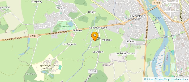 localisation de l'entreprise EURL DOLPHOT  NEUVY