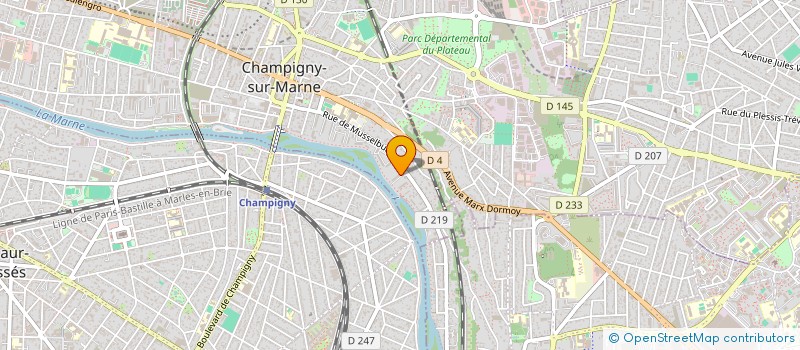localisation de l'entreprise EURL DOM GESTION à CHAMPIGNY-SUR-MARNE