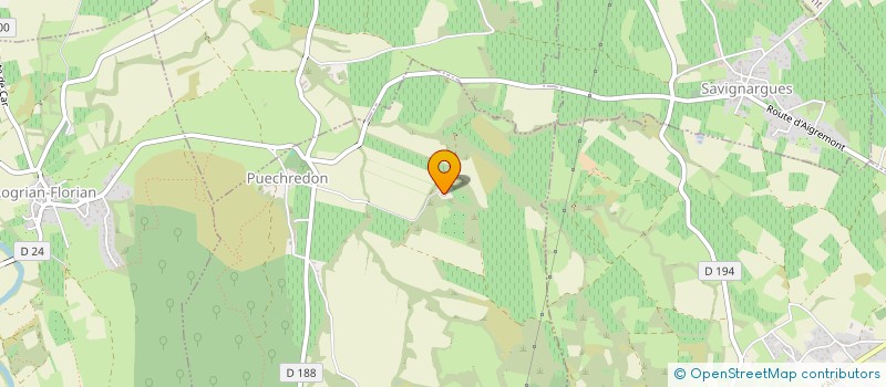 localisation de l'entreprise EURL DOMAINE DE PUECHREDON  PUECHREDON