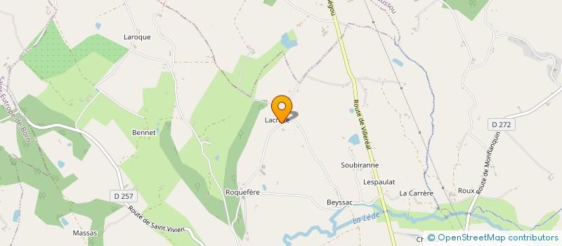 localisation de l'entreprise EURL DOMAINE DE ROQUEFERE  MONFLANQUIN