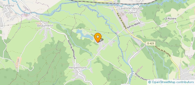 localisation de l'entreprise EURL DOMAINE DES MESSIRES  HERPELMONT