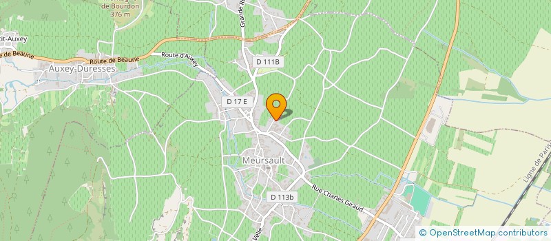 localisation de l'entreprise EURL DOMAINE MICHEL CAILLOT à MEURSAULT
