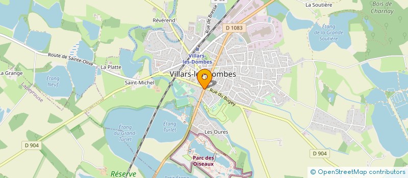 localisation de l'entreprise EURL DOMBES HABITAT à VILLARS-LES-DOMBES