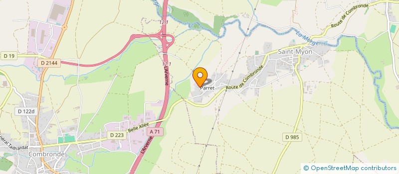 localisation de l'entreprise EURL DOMES CARRELAGE  SAINT-MYON