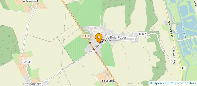 localisation de l'entreprise EURL DOMINIQUE BOUTEILLER  LE BOIS-ROBERT