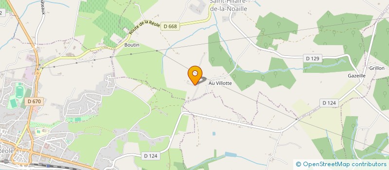 localisation de l'entreprise EURL DOMINIQUE FOURCADE  SAINT-HILAIRE-DE-LA-NOAILLE