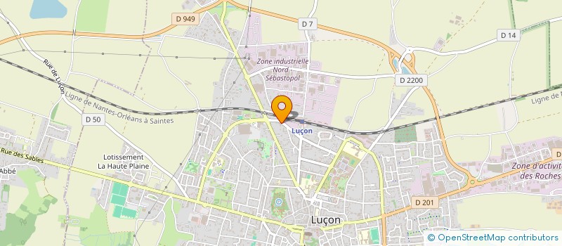 localisation de l'entreprise EURL DONIPHANE PHELIPPEAU à LUCON