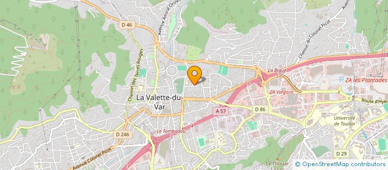 localisation de l'entreprise EURL DONZE à LA VALETTE-DU-VAR
