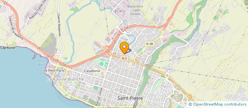 localisation de l'entreprise EURL DORIJINE à SAINT-PIERRE