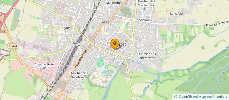 localisation de l'entreprise EURL DORIS RUTTKAY à SELESTAT