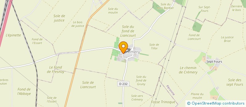 localisation de l'entreprise EURL DOROFLEURS à CREMERY