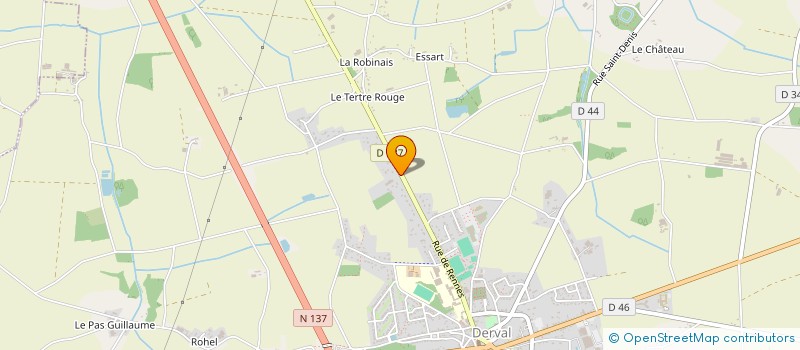 localisation de l'entreprise EURL DOUCET  DERVAL