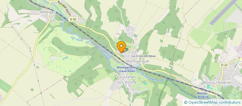 localisation de l'entreprise EURL DOUSSAINT RENOVATION  MONTGEROULT