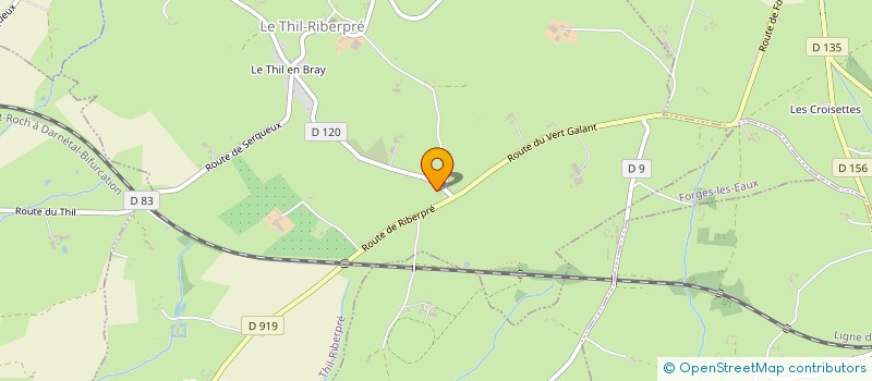 localisation de l'entreprise EURL DOVIN  FORGES-LES-EAUX