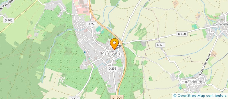 localisation de l'entreprise EURL DP SERVICES  MARMOUTIER