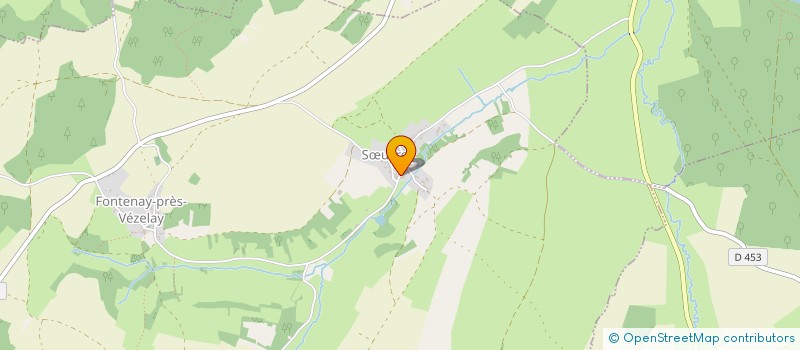 localisation de l'entreprise EURL DREAU CHOCA à FONTENAY PRES VEZELAY