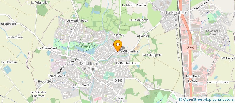 localisation de l'entreprise EURL DRIVE & GO à MOUILLERON-LE-CAPTIF