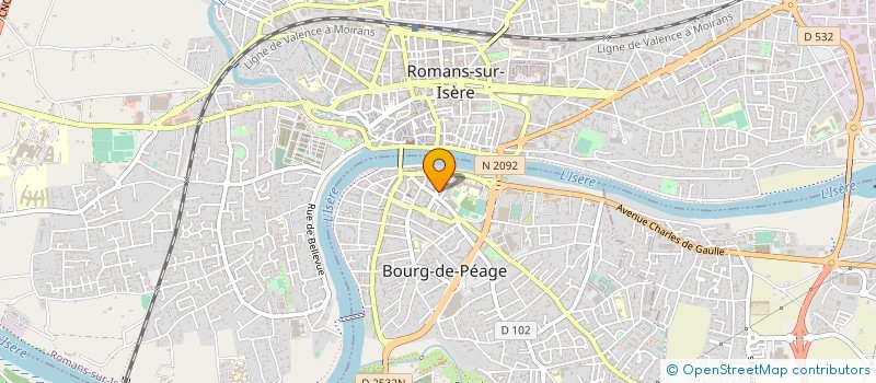 localisation de l'entreprise EURL DROME GAZ à BOURG-DE-PEAGE