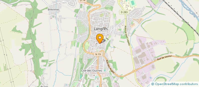 localisation de l'entreprise EURL DROUOT SYNTIA à LANGRES