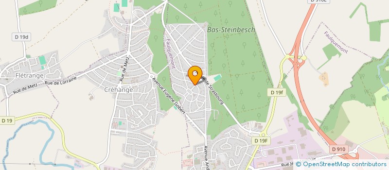 localisation de l'entreprise EURL DS COIFFURE  FAULQUEMONT