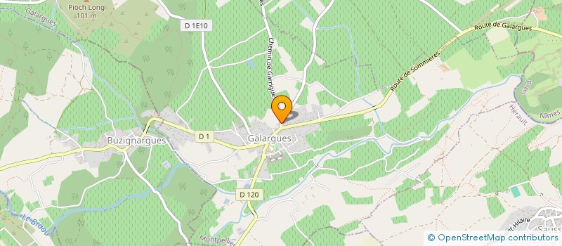 localisation de l'entreprise EURL DU CHEMIN DES VERRIERS à CAMPAGNE
