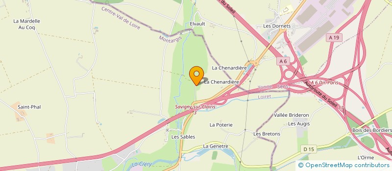 localisation de l'entreprise EURL DU CLOS DE LA GARENNE à COURTENAY