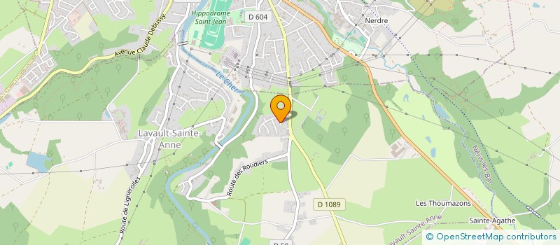 localisation de l'entreprise EURL DU DOMAINE DE BISSERET à LAVAULT-SAINTE-ANNE