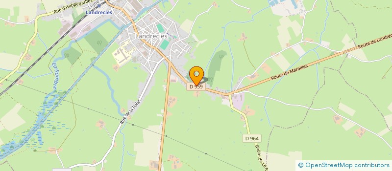 localisation de l'entreprise EURL DU FAUBOURG  LANDRECIES