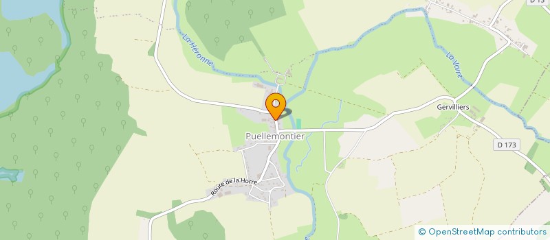 localisation de l'entreprise EURL DU HAMETEL à RIVES DERVOISES