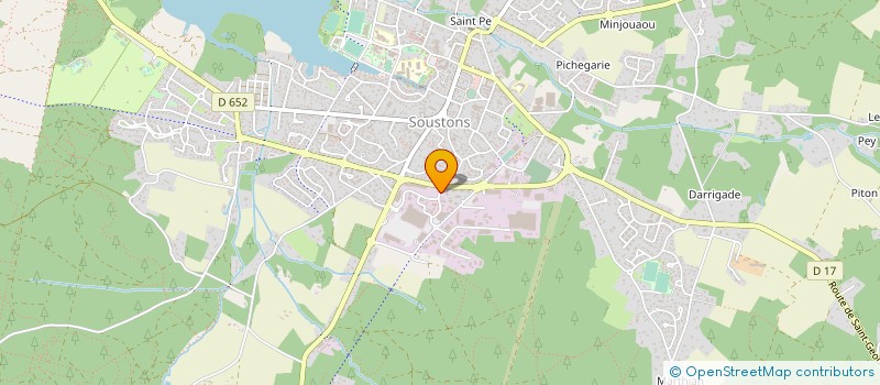 localisation de l'entreprise EURL DU MARENSIN à SOUSTONS