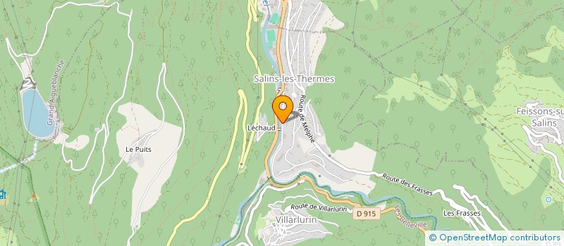 localisation de l'entreprise EURL DU NIVOLET  SALINS-FONTAINE