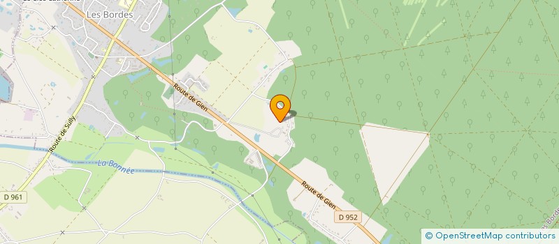localisation de l'entreprise EURL DU POREUX à LES BORDES
