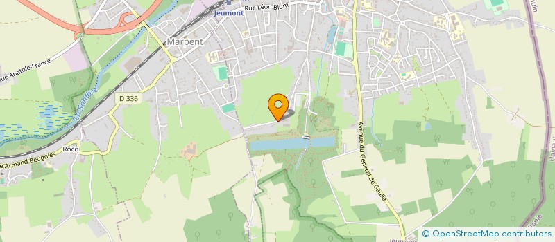 localisation de l'entreprise EURL DU TRIPOUYON  JEUMONT