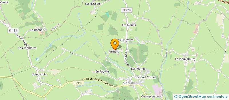 localisation de l'entreprise EURL DU VAL DE SAONE à VARENNES-SOUS-DUN