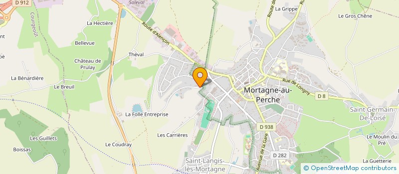 localisation de l'entreprise EURL DUBOIS à MORTAGNE-AU-PERCHE