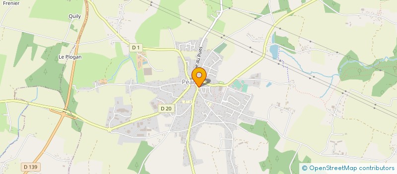 localisation de l'entreprise EURL DUBOT à PEAULE