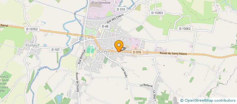 localisation de l'entreprise EURL DUCEY DISTRIBUTION  DUCEY-LES CHERIS