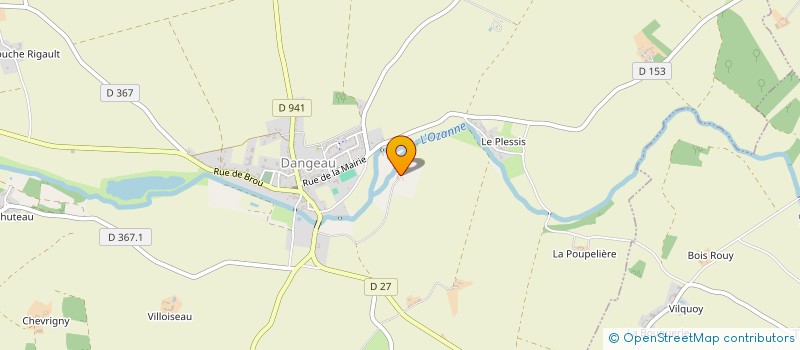 localisation de l'entreprise EURL DUCHESNE BAPTISTE à DANGEAU