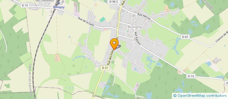 localisation de l'entreprise EURL DUJARDIN RENOVATION  BUSIGNY