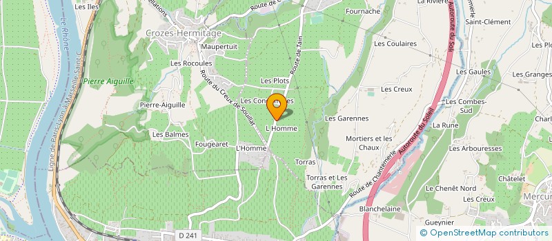 localisation de l'entreprise EURL DUMAINE PHILIPPE à LARNAGE