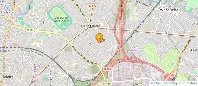 localisation de l'entreprise EURL DUMORTIER BETTREMIEUX à MARCQ-EN-BARŒUL