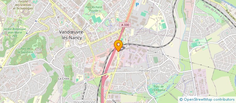 localisation de l'entreprise EURL DUN  VANDUVRE-LES-NANCY